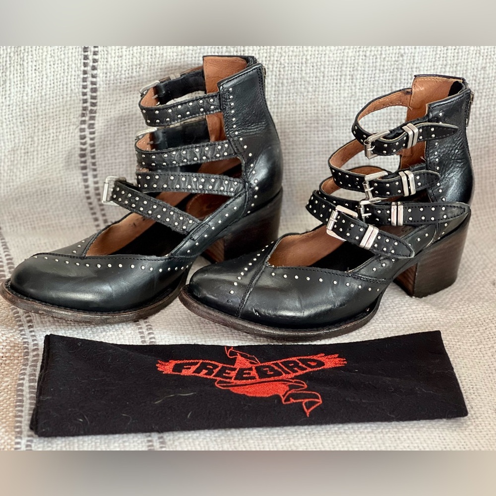 Freebird Felicity Boots, size 8, Black